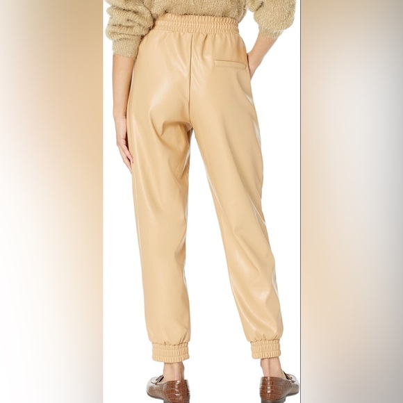 BCBG Generation Camel PU Leather Pants - Picture 6 of 7
